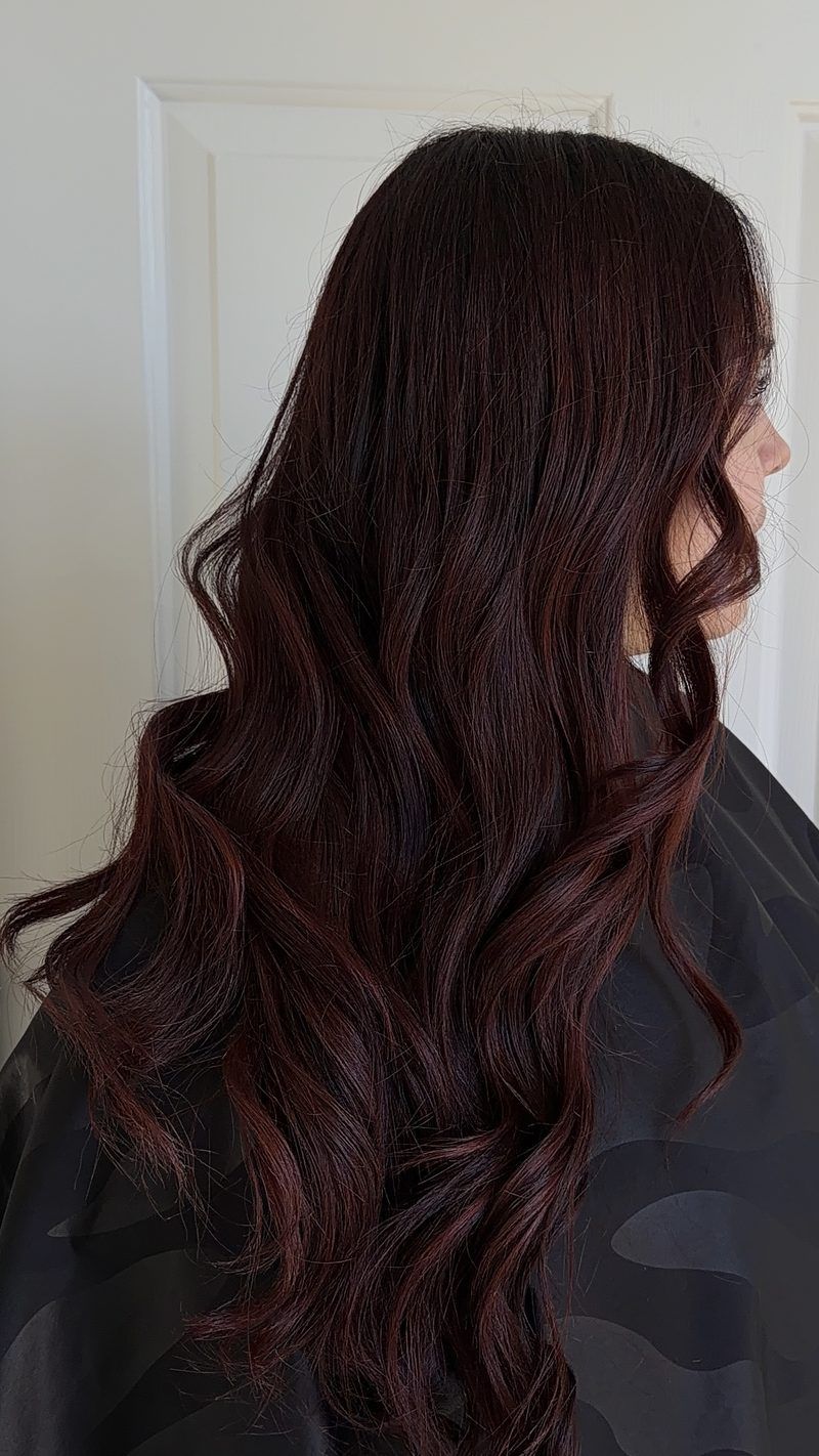 Dark cherry red
