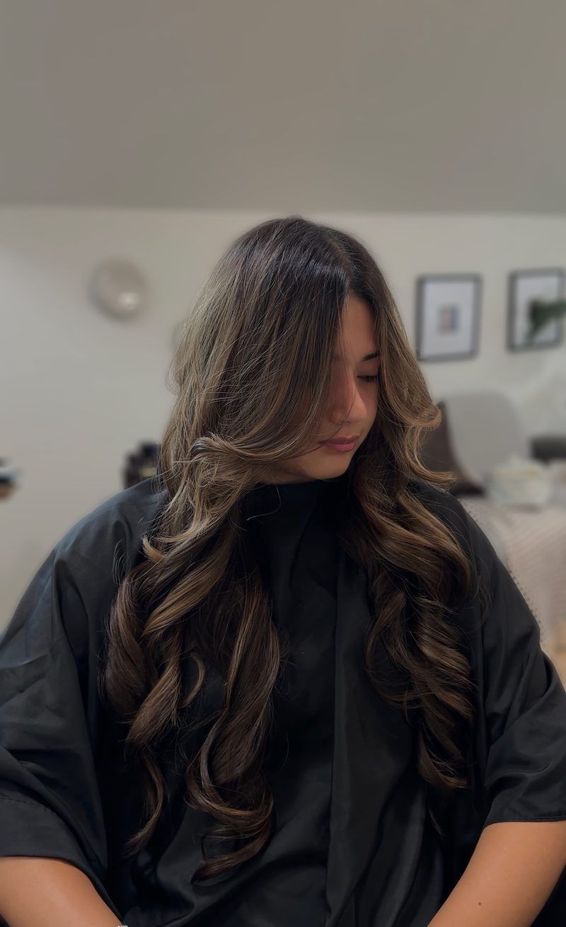 Brunette balayage